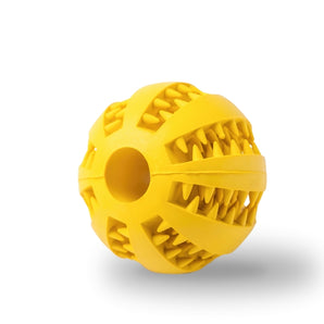 Durable Dog Treat Ball and Teeth Cleaner
