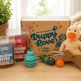 New Puppy Gift Box: Toys and Training Treats